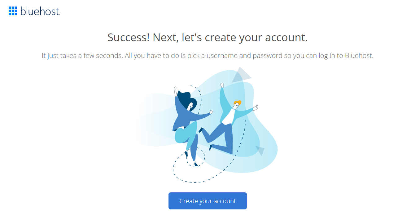 Bluehost Create Account