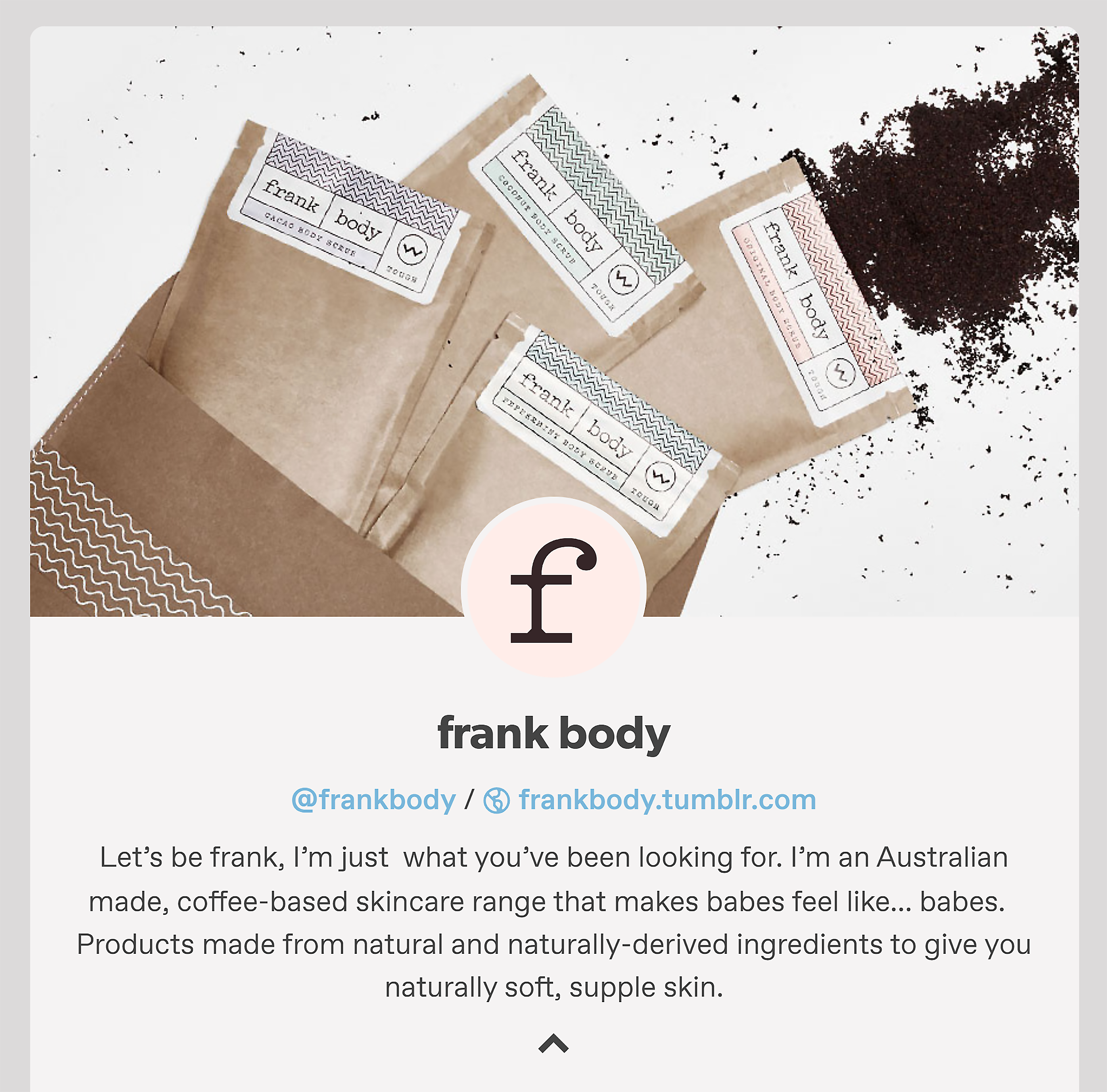 TumbIr – Brand – Frank Body