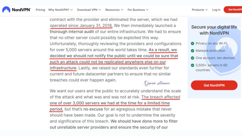 NordVPN 2018 Server Hacking Incident