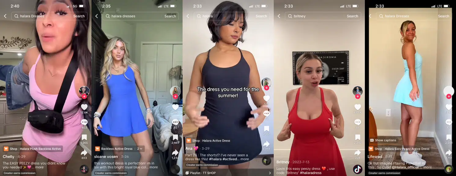 TikTok easy peezy dress