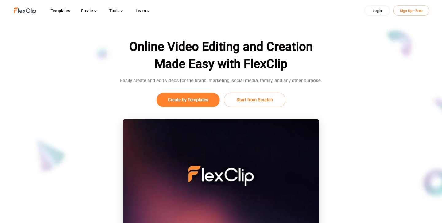 Free Online Video Editor FlexClip